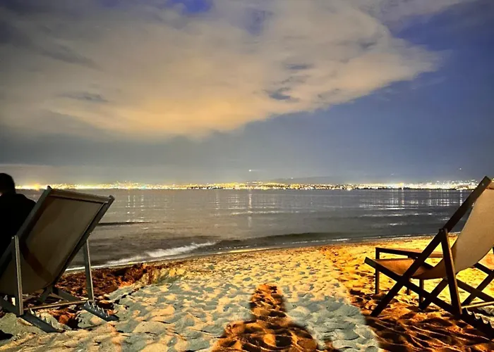 Summer Beach House Stylish Modern Luxurious At Riviera Aghia Triada Near City Of Thessaloniki